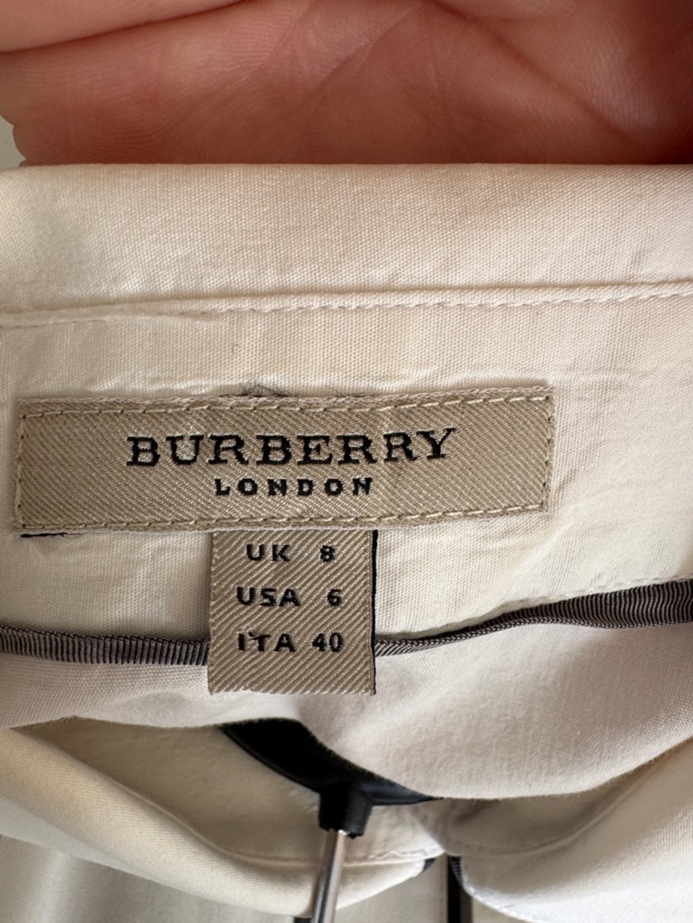 Burberry Button Front Shirt Size 6 - Picture 6 of 8